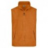Fleece Vest Bezrękawnik z dzianiny polarowej JN045 - orange