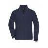 Ladies' Bonded Fleece Jacket - JN1321 - navy/dark-grey