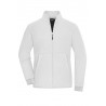 Ladies' Bonded Fleece Jacket - JN1321 - white/dark-grey