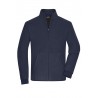 Man's Bonded Fleece Jacket - JN1322 - navy/dark-grey