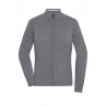 Ladies' Zip-Cardigan - JN1325 - grey-heather