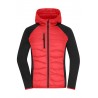 Ladies' Hybrid Jacket - JN1329 - red/black