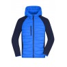 Men's Hybrid Jacket - JN1330 - blue/navy