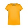 Girls' Basic-T T-shirt organic dziewczęcy 8007G - gold-yellow