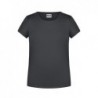 Girls' Basic-T T-shirt organic dziewczęcy 8007G - graphite