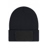 Beanie with Patch (10cm x 5cm) - Thinsulate - MB7407 - black