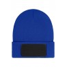 Beanie with Patch (10cm x 5cm) - Thinsulate - MB7407 - royal