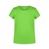 Girls' Basic-T T-shirt organic dziewczęcy 8007G - lime-green
