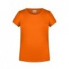 Girls' Basic-T T-shirt organic dziewczęcy 8007G - orange