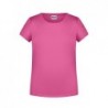 Girls' Basic-T T-shirt organic dziewczęcy 8007G - pink