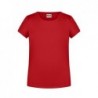 Girls' Basic-T T-shirt organic dziewczęcy 8007G - red