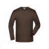 Elastic-T Long-Sleeved T-shirt z elastanem z długimi rękawami JN056 - brown