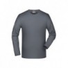 Elastic-T Long-Sleeved T-shirt z elastanem z długimi rękawami JN056 - mid-grey
