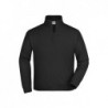Sweat Jacket Klasyczna bluza Sweat z zmkiem JN058 - black