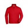 Sweat Jacket Klasyczna bluza Sweat z zmkiem JN058 - red
