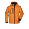 Men's Winter Softshell Jacket Zimowa kurtka typu Softshell z ocieplaczem męska JN1000 - orange