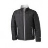 Men's Padded Light Weight Jacket Lekka kurtka ocieplona męska JN1035 - black/silver