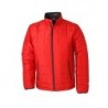 Men's Padded Light Weight Jacket Lekka kurtka ocieplona męska JN1035 - red/black