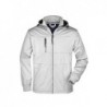 Men's Maritime Jacket Kurtka w stylu żeglarskim z kapturem męska JN1078 - white/white/navy