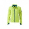 Ladies' Sports Softshell Jacket Sportowa kurtka typu Softshell damska JN1125 - bright-yellow/bright-blue