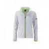 Ladies' Sports Softshell Jacket Sportowa kurtka typu Softshell damska JN1125 - white/bright-green