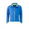 Men's Sports Softshell Jacket Sportowa kurtka typu Softshell męska JN1126 - bright-blue/bright-yellow