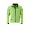Men's Sports Softshell Jacket Sportowa kurtka typu Softshell męska JN1126 - bright-green/black