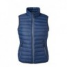 Ladies' Down Vest Klasyczny bezrękawnik puchowy damski JN1137 - indigo-blue/silver