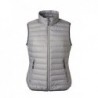 Ladies' Down Vest Klasyczny bezrękawnik puchowy damski JN1137 - silver-melange/graphite