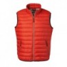 Men's Down Vest Klasyczny bezrękawnik puchowy męski JN1138 - burnt-orange/silver