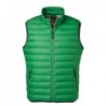 Men's Down Vest Klasyczny bezrękawnik puchowy męski JN1138 - fern-green/silver