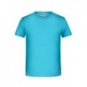 Boys' Basic-T T-shirt organic chłopięcy 8008B - turquoise