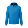 Men's Hooded Softshell Jacket Kurtka typu Softshell z kapturem męska JN1146 - blue/black