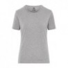 Ladies' BIO Stretch - T work - SOLID - T-shirt organic roboczy z elastanem damski JN1801 - grey-heather
