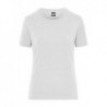 Ladies' BIO Stretch - T work - SOLID - T-shirt organic roboczy z elastanem damski JN1801 - white