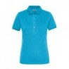 Ladies' BIO Stretch-Polo Work - SOLID - Koszulka polo robocza z elastanem damska JN1805 - turquoise