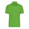 Men's BIO Stretch-Polo Work - SOLID - Koszulka polo robocza z elastanem męska JN1806 - lime-green