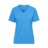 Ladies' BIO Workwear T-Shirt - SOLID - T-shirt organic roboczy damski JN1807 - Aqua