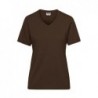 Ladies' BIO Workwear T-Shirt - SOLID - T-shirt organic roboczy damski JN1807 - brown