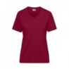 Ladies' BIO Workwear T-Shirt - SOLID - T-shirt organic roboczy damski JN1807 - wine