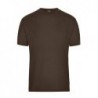Men's BIO Workwear T-Shirt - SOLID - T-shirt organic roboczy męski JN1808 - brown