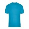 Men's BIO Workwear T-Shirt - SOLID - T-shirt organic roboczy męski JN1808 - turquoise