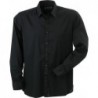 Men's Shirt Slim Fit Long Koszula Slim fit męska JN193 - black