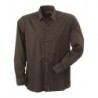 Men's Shirt Slim Fit Long Koszula Slim fit męska JN193 - brown