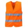 Safety Vest Kamizelka  bezpieczeństwa z odblaskami JN200 - fluorescent-orange