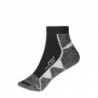 Sport Sneaker Socks Sportowe skarpety stopki JN214 - black/white