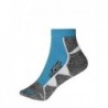 Sport Sneaker Socks Sportowe skarpety stopki JN214 - bright-blue/white