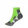 Sport Sneaker Socks Sportowe skarpety stopki JN214 - bright-green/white