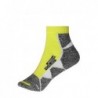 Sport Sneaker Socks Sportowe skarpety stopki JN214 - bright-yellow/white