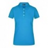 Ladies' Elastic Piqué Polo koszulka polo piqué z elastanem damska JN356 - turquoise